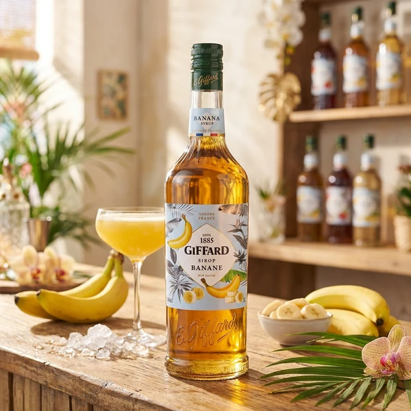 Giffard Bananen Sirup 100 cl 17-1006986 by GIFFARD color Svart