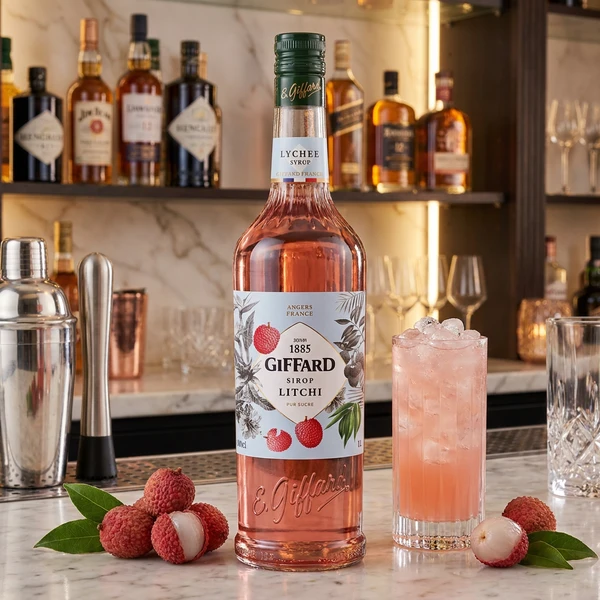 Giffard Lychee Sirup 100 cl 17-1007016 by GIFFARD color Svart