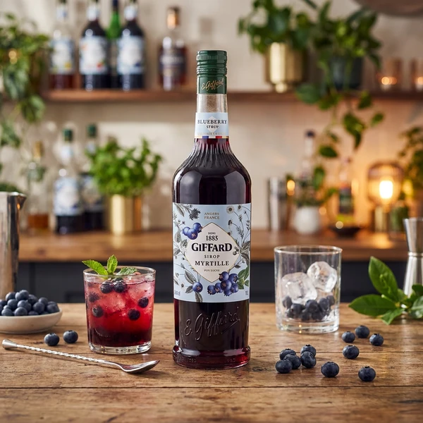 Giffard Blaubeer Sirup 100 cl 17-1007025 by GIFFARD color Svart