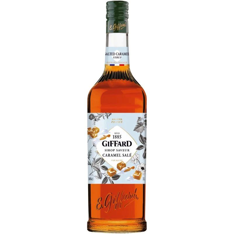 Giffard Sirup Salted Caramel FL 100 17-1008063 by GIFFARD color Svart