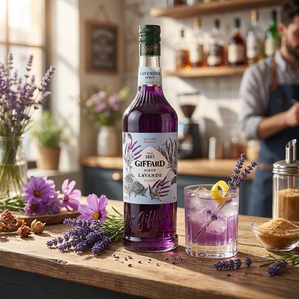 Giffard Lavendel Sirup 100 cl 17-1008203 by GIFFARD color Svart