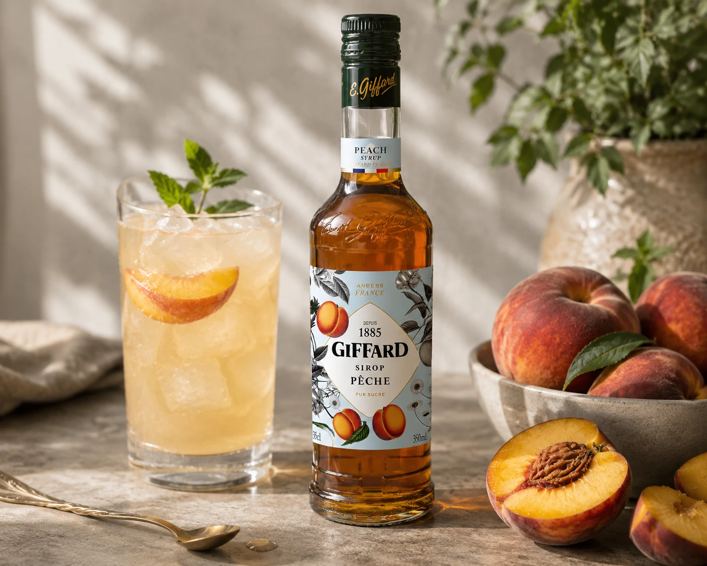 Giffard Sirup Pfirsich FL 35 17-1010866 by GIFFARD color Svart