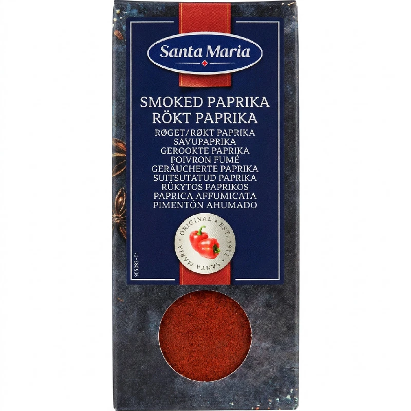 Paprikapulver geräuchert Dose 340 g 374041 by Santa Maria color Svart