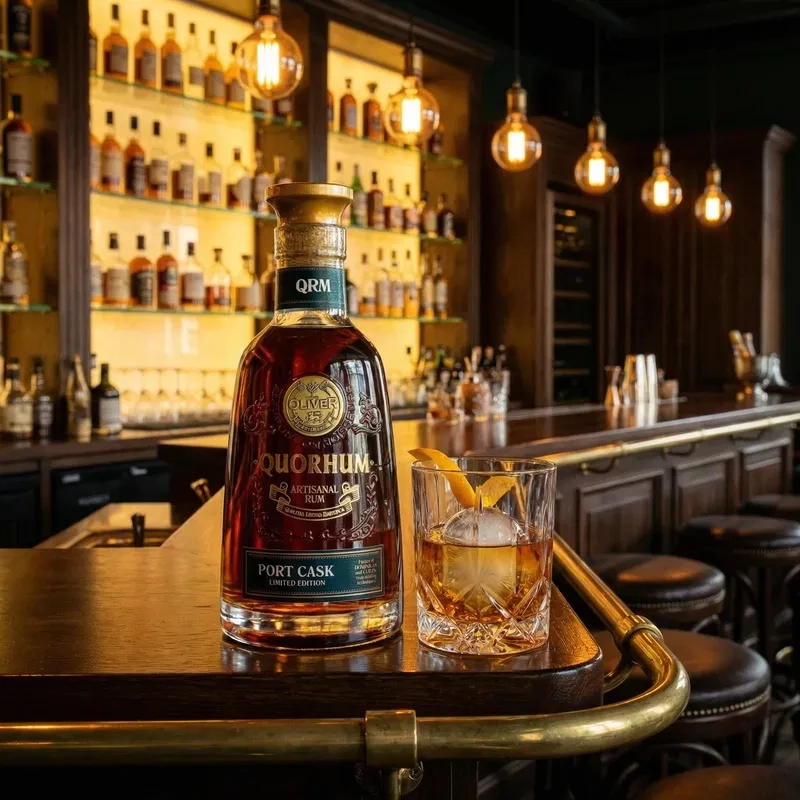 Ron Quorhum Port Cask Limited Edition 50cl Q12 by QUORHUM color Svart