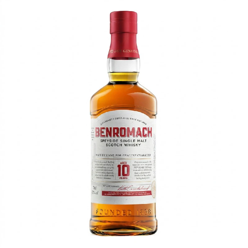 Benromach 10 YO Single Malt Speyside FL 70 50070400 by BENROMACH color Svart