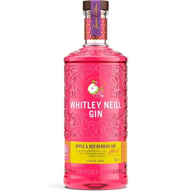 Whitley Neill Apple & Berry Gin 70 cl 09-10020515 by WHITLEYNEI color Svart