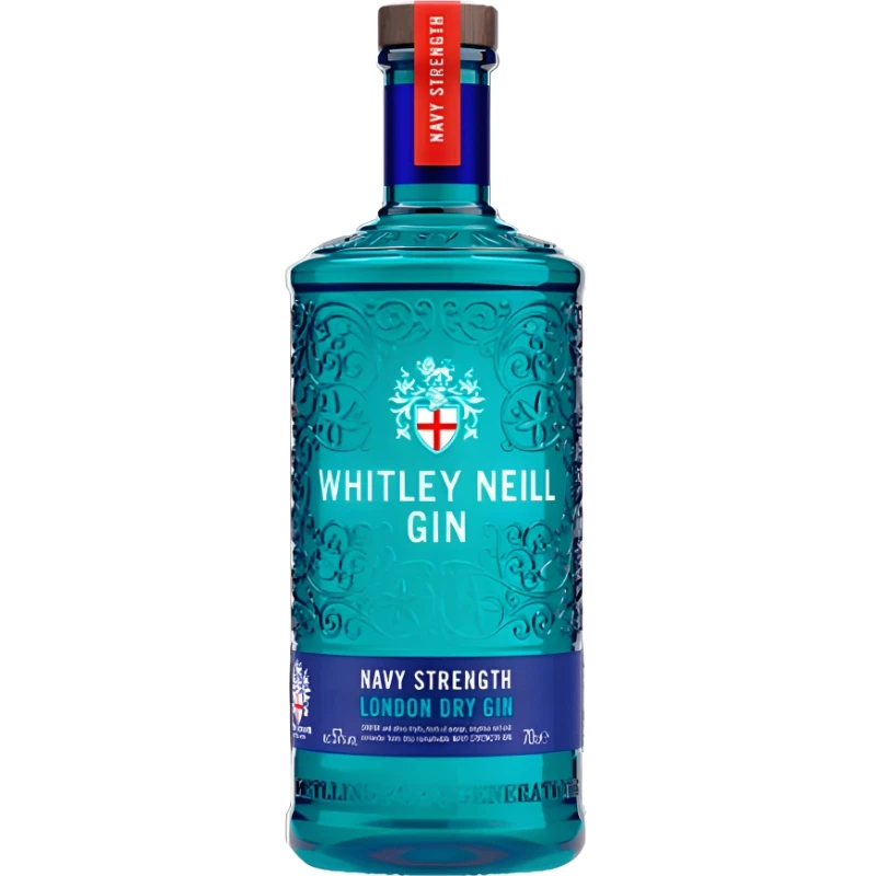 Whitley Neill Navy Strength Gin 57% 70 cl 09-10020958 by WHITLEYNEI color Svart