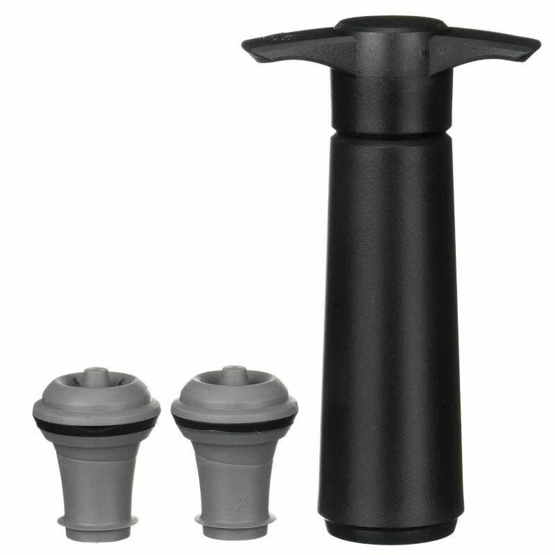 Vacu Vin Wine Saver mit 2 Stopfen 09814606 by Vacu Vin color Svart