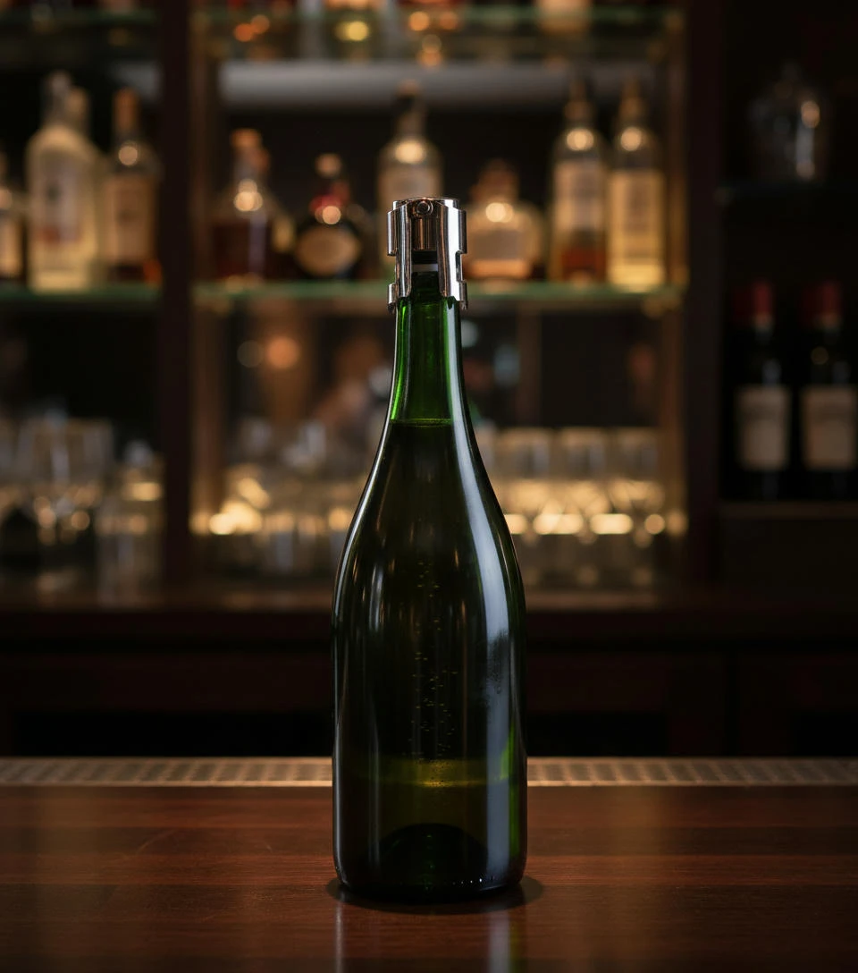 Champagnerverschluss aus Edelstahl BTBL3539 by Beaumont color Silver