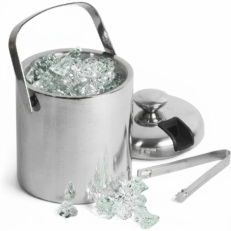 Eiswürfelbehälter Chrom 1,5 l 7511 by Drink color Silver