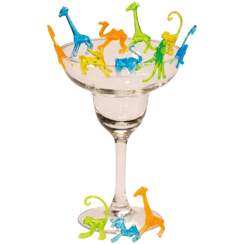 144 Stk. Deko-Tierfiguren für Cocktails & Drinks 96-0442 by Inn Sale color Svart