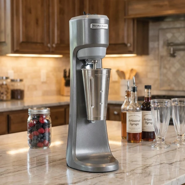 Hamilton Beach Drinkmixer mit 1 Edelstahlbecher 0,95 L HMD200-CE by Clatronic color Svart