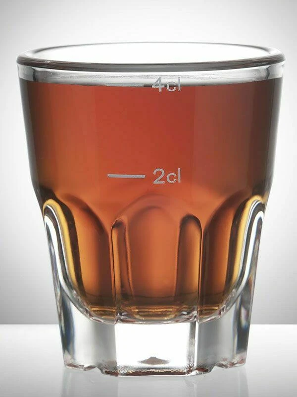 Granity Shotglas aus Kunststoff 4 cl 100204 by GLASS4EVER color Helder