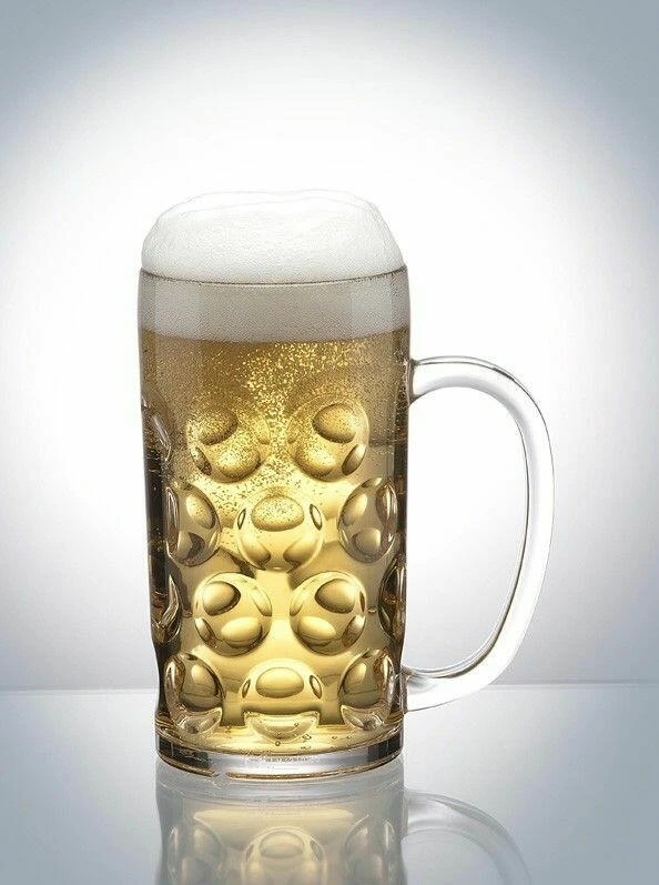Bierkrug 50 cl – Polycarbonat 200303 by GLASS4EVER color Helder