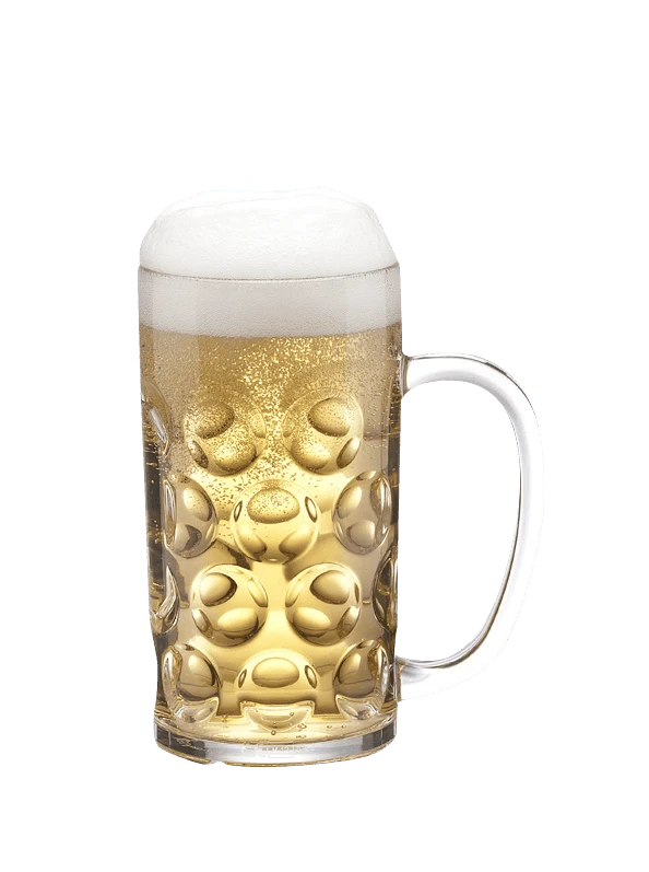 Bierkrug 50 cl – Polycarbonat 200303 by GLASS4EVER color Helder