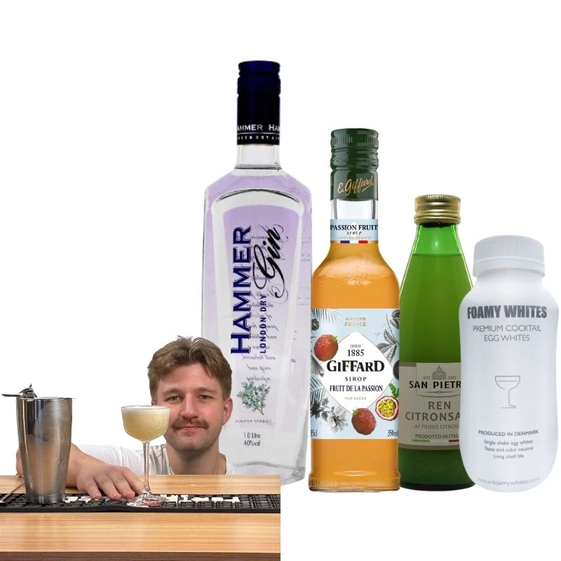 Passion Gin Sour - Cocktail-Set Bundle143 by Bundle color Svart