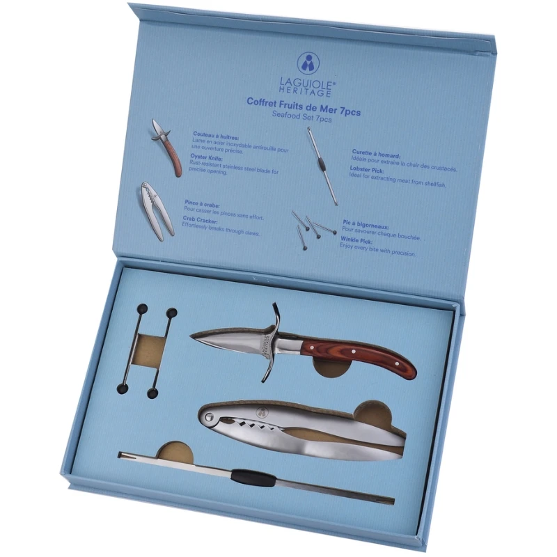 LG Herit Fisch- & Meeresfrüchte-Set, 7-teilig 40273023 by Laguiole color Silver