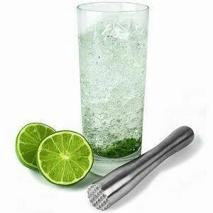 Cocktailstößel – Edelstahl 5502 by Drink color Svart