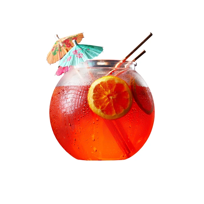 Cocktail-Bowl aus Kunststoff 2,9 l 3707 by Drink color Helder