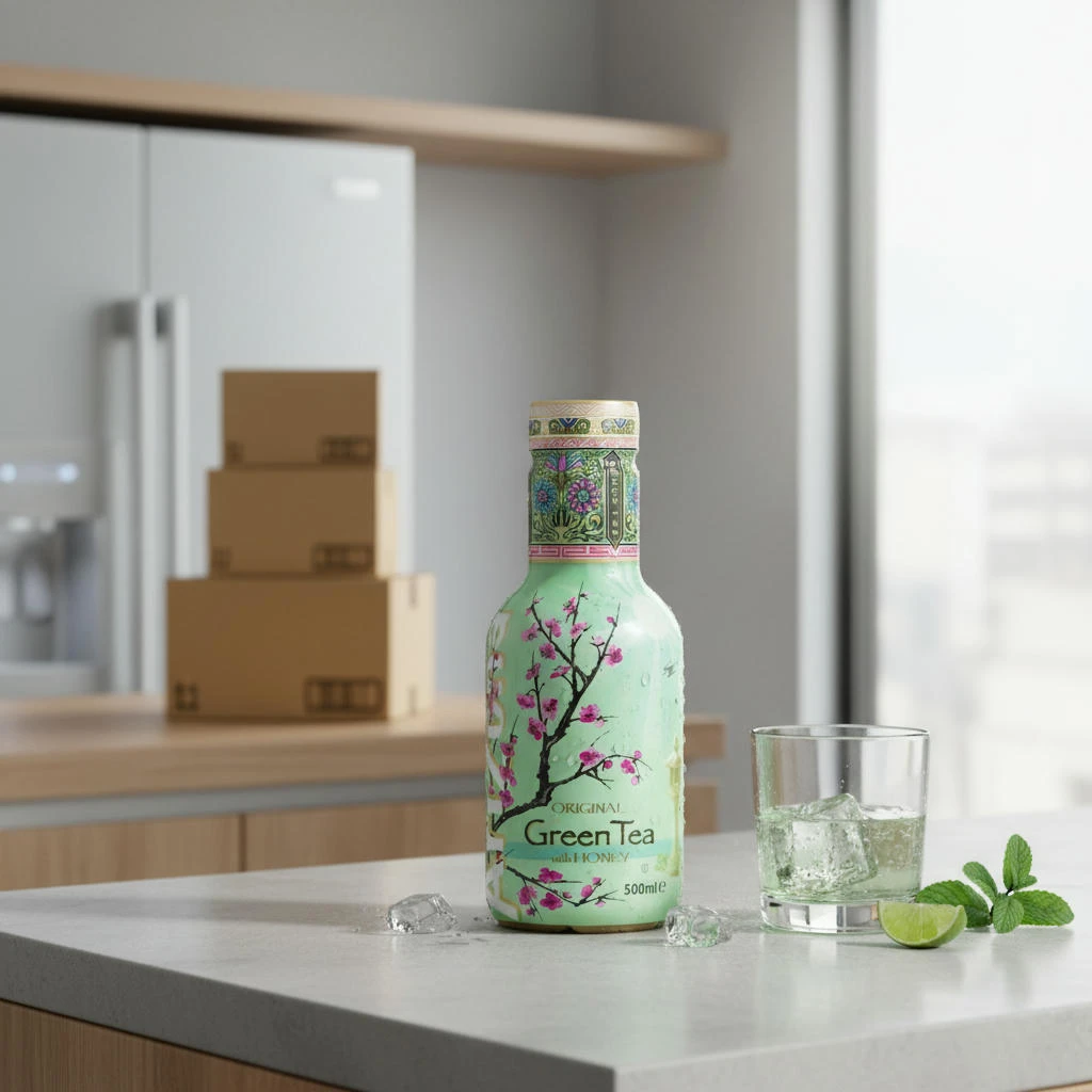 AriZona Original Green Tea 50 cl - 6er-Pack 67356 by AriZona color Svart
