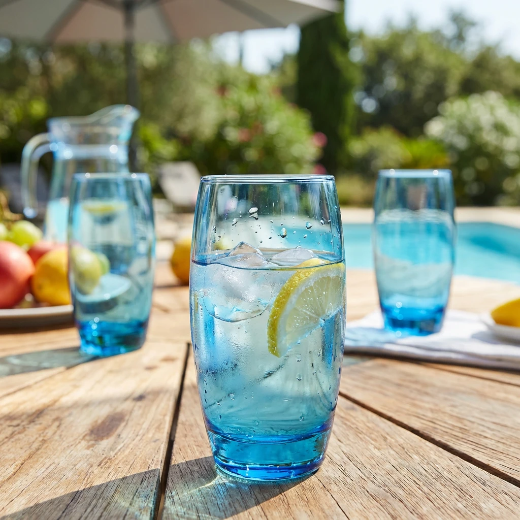 Trinkgläser 35 cl Blau (6 Stk.) 20354135 by ARCOROC color Blauw