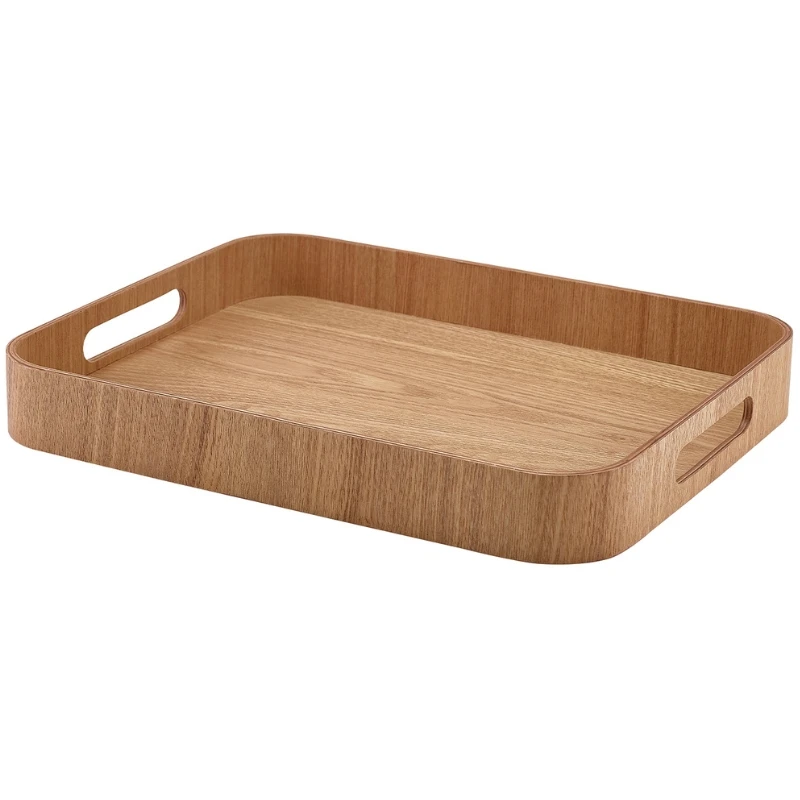 Kellnertablett Helles Holzfurnier 35.5 x 28 cm WVT-B3528L by Genware color Trä