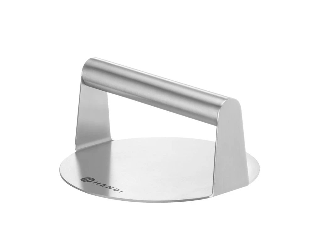 Smash Burger Presse aus Edelstahl Ø16 cm 513132 by Hendi color Svart
