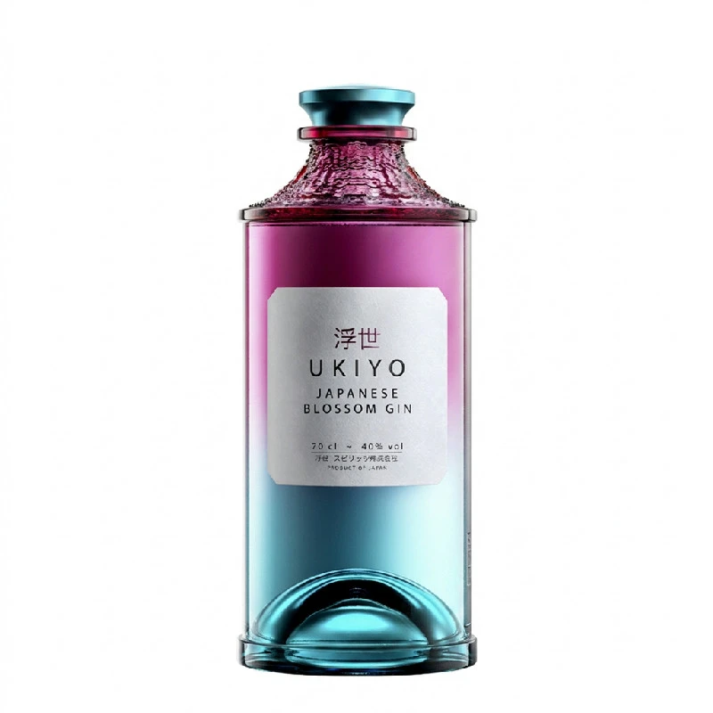 Ukiyo Japanese Blossom Gin 40% 70 cl L-51-363-00  color Svart