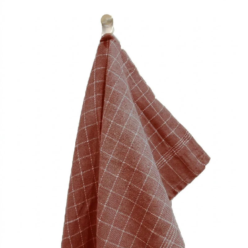 Geschirrtuch Rostrot 3er-Pack 50 x 70 cm 4020361  color Svart