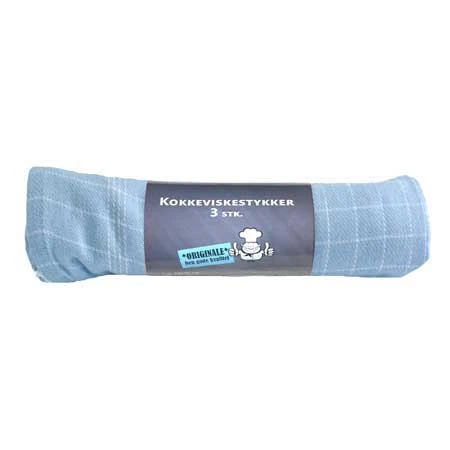 Geschirrtücher Hellblau 3er-Pack 50 x 70 cm 4020379  color Svart
