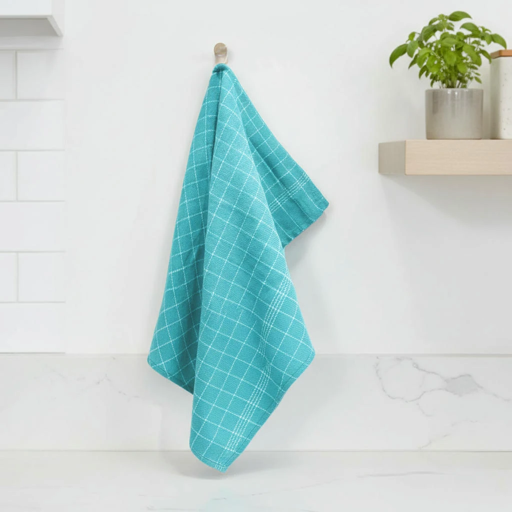 Geschirrtücher Türkis 3er-Pack – 50 x 70 cm 4020362  color Svart