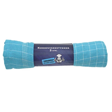 Geschirrtücher Türkis 3er-Pack – 50 x 70 cm 4020362  color Svart