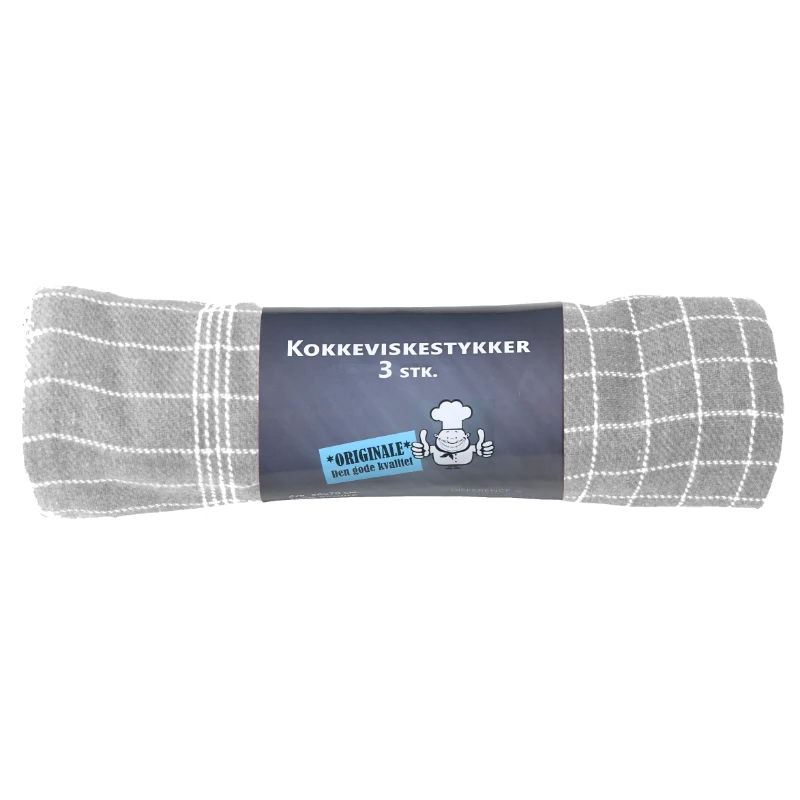 Geschirrtücher Hellgrau 50x70 cm 3er-Pack 4020377  color Svart