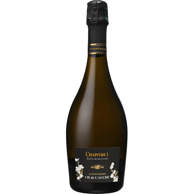 Champagne Ch. de L'Auche Chapitre 1, Blanc De Meuniers FL 75 CHdL020  color Svart