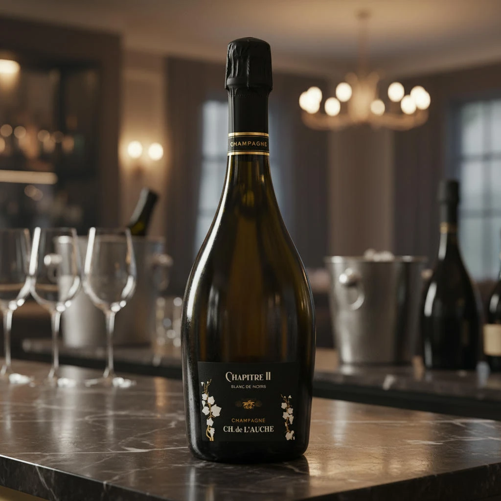 Champagne Ch. de L'Auche Chapitre 2 Blanc De Noirs 75 cl CHdl030  color Svart