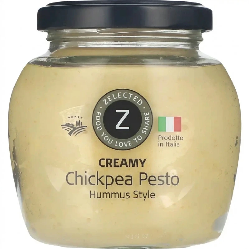 Zelected Cremiges Kichererbsen-Pesto 190g 11441  color Svart