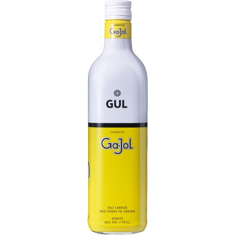 Ga-Jol Original Gul Salzlakritz Shot 30% 70 cl 64025  color Svart