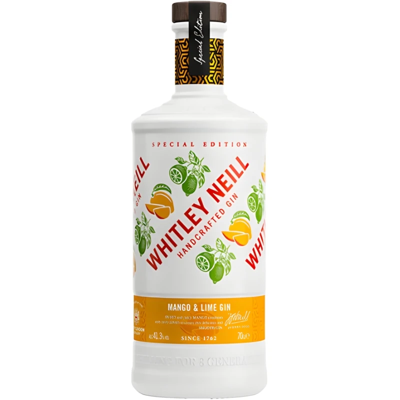 Whitley Neill Mango & Lime Gin 70 cl 09-10020755  color Svart