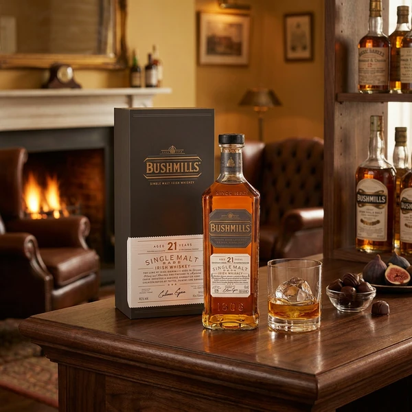 Bushmills 21 YO Irish Single Malt FL70 207552  color Svart