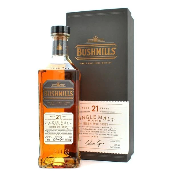 Bushmills 21 YO Irish Single Malt FL70 207552  color Svart