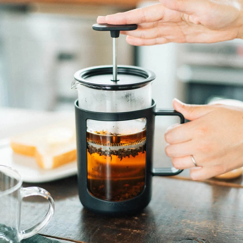 Hario Cafe Press U French Press 600 ml - Schwarz CPU-4-B  color Svart