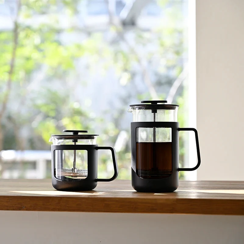 Hario Cafe Press U French Press 600 ml - Schwarz CPU-4-B  color Svart