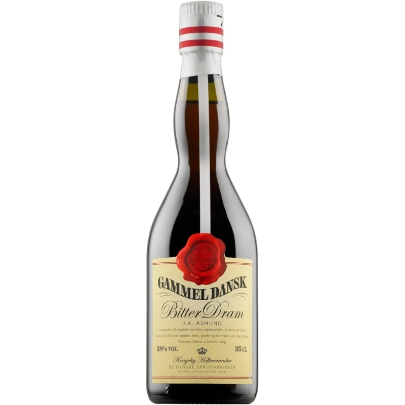 Gammel Dansk Bitter Dram FL35 205783  color Svart