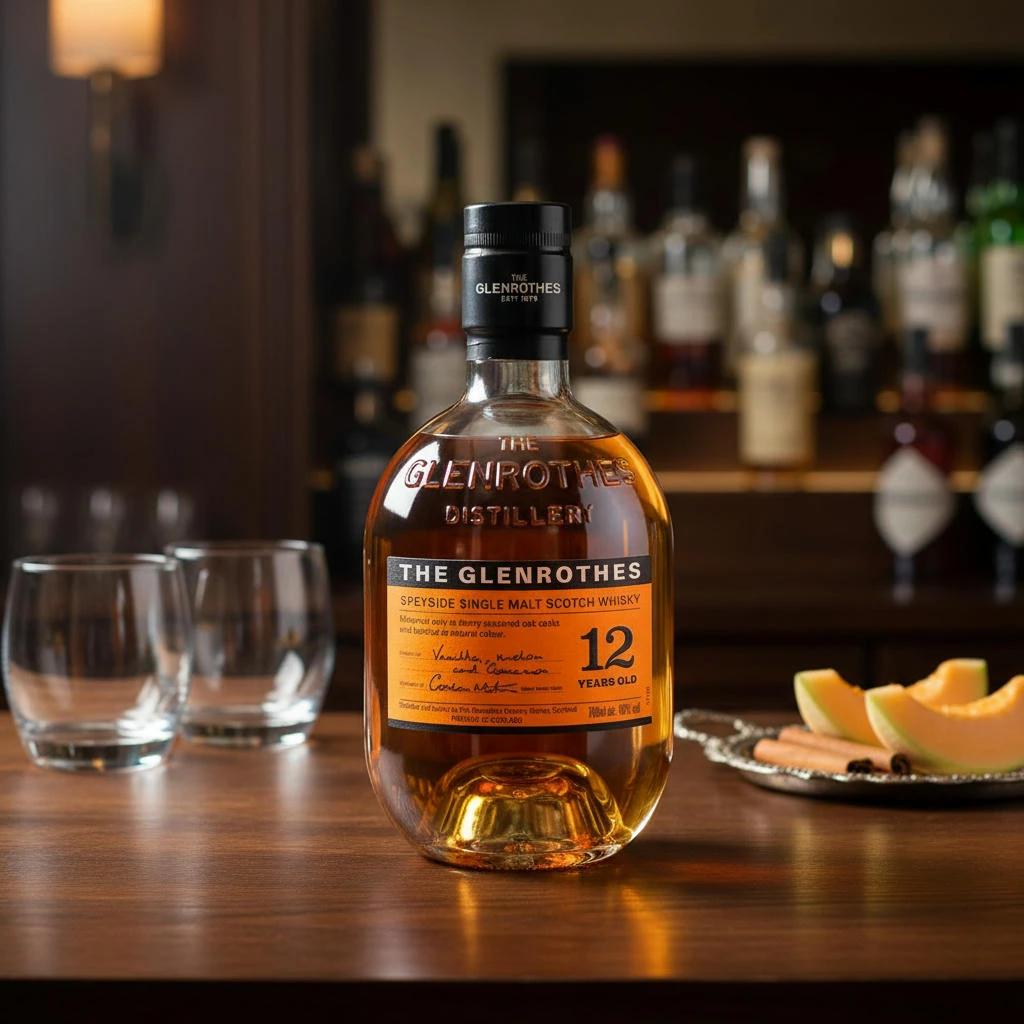 Glenrothes 12 YO Speyside Single Malt 70 cl 14010517  color Svart