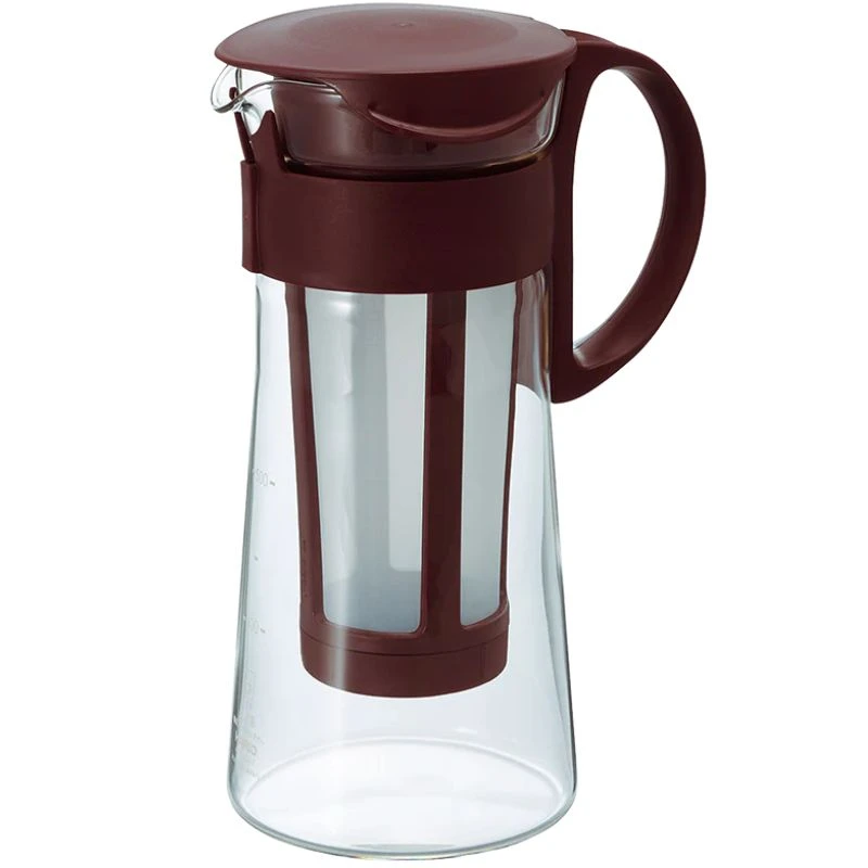 Hario Mizudashi Cold Brew Kaffeebereiter Schokobraun – 600 ml MCPN-7-CBR-EU  color Svart