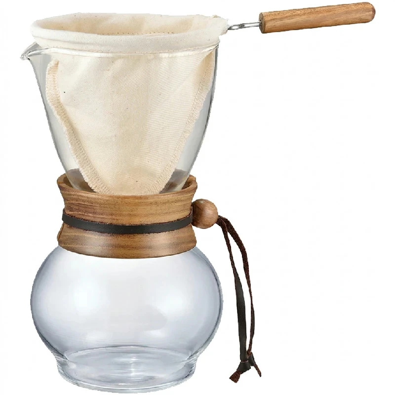 Hario Woodneck Drip Pot Kaffeebereiter DPW-3  color Svart