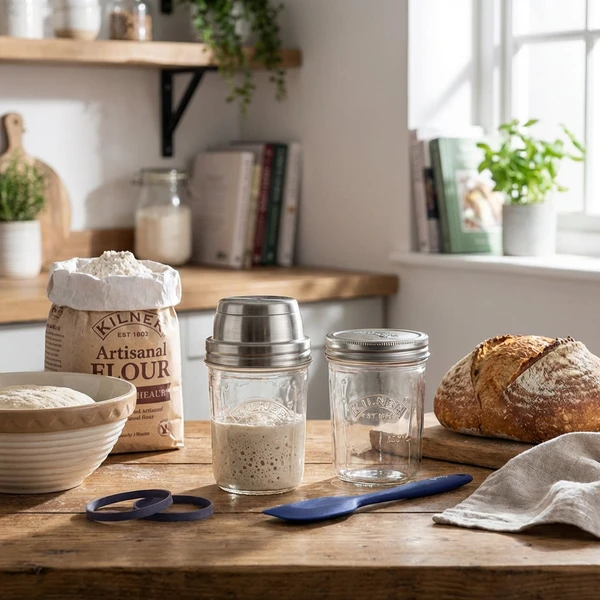 Kilner® Sauerteig-Starter-Set 2x0,35 l KI25035  color Svart