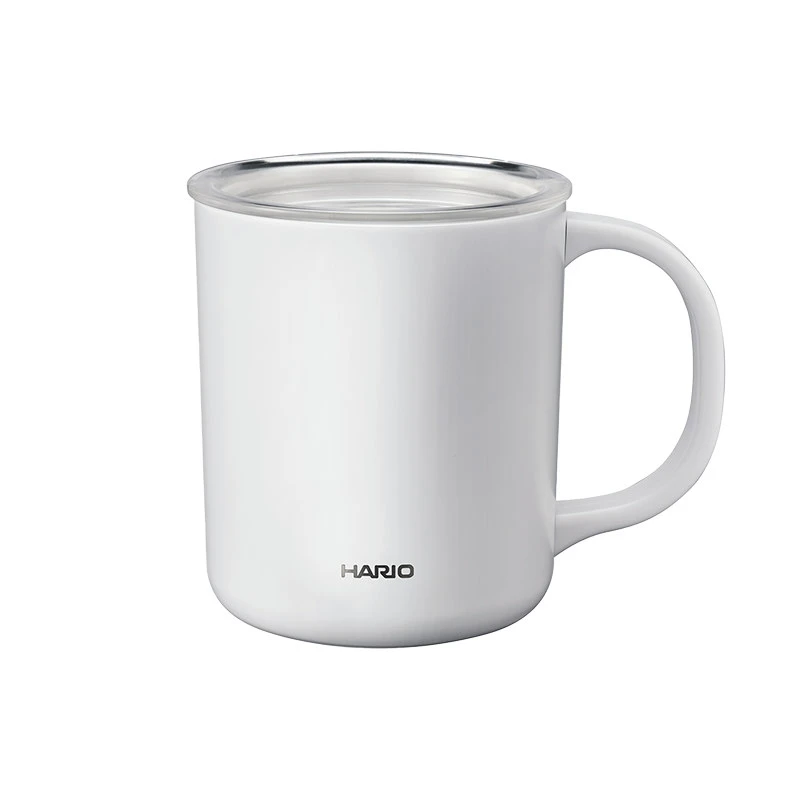 Thermobecher mit Keramikbeschichtung 350 ml (doppelwandig) - Hario CMG-350-W  color Svart