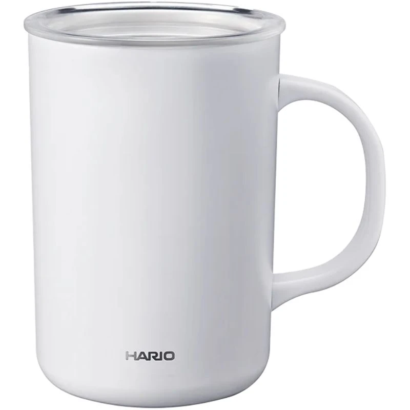 Thermobecher mit Keramikbeschichtung 470 ml (doppelwandig) - Hario CMG-470-W  color Svart