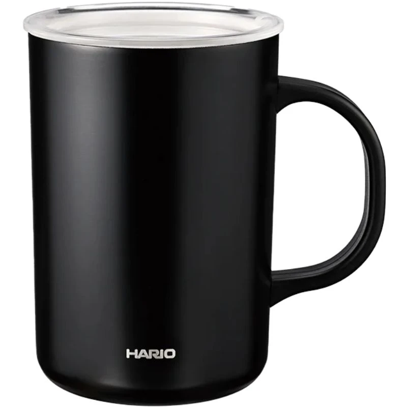 Hario Thermobecher mit Keramikbeschichtung 470 ml doppelwandig CMG-470-B  color Svart